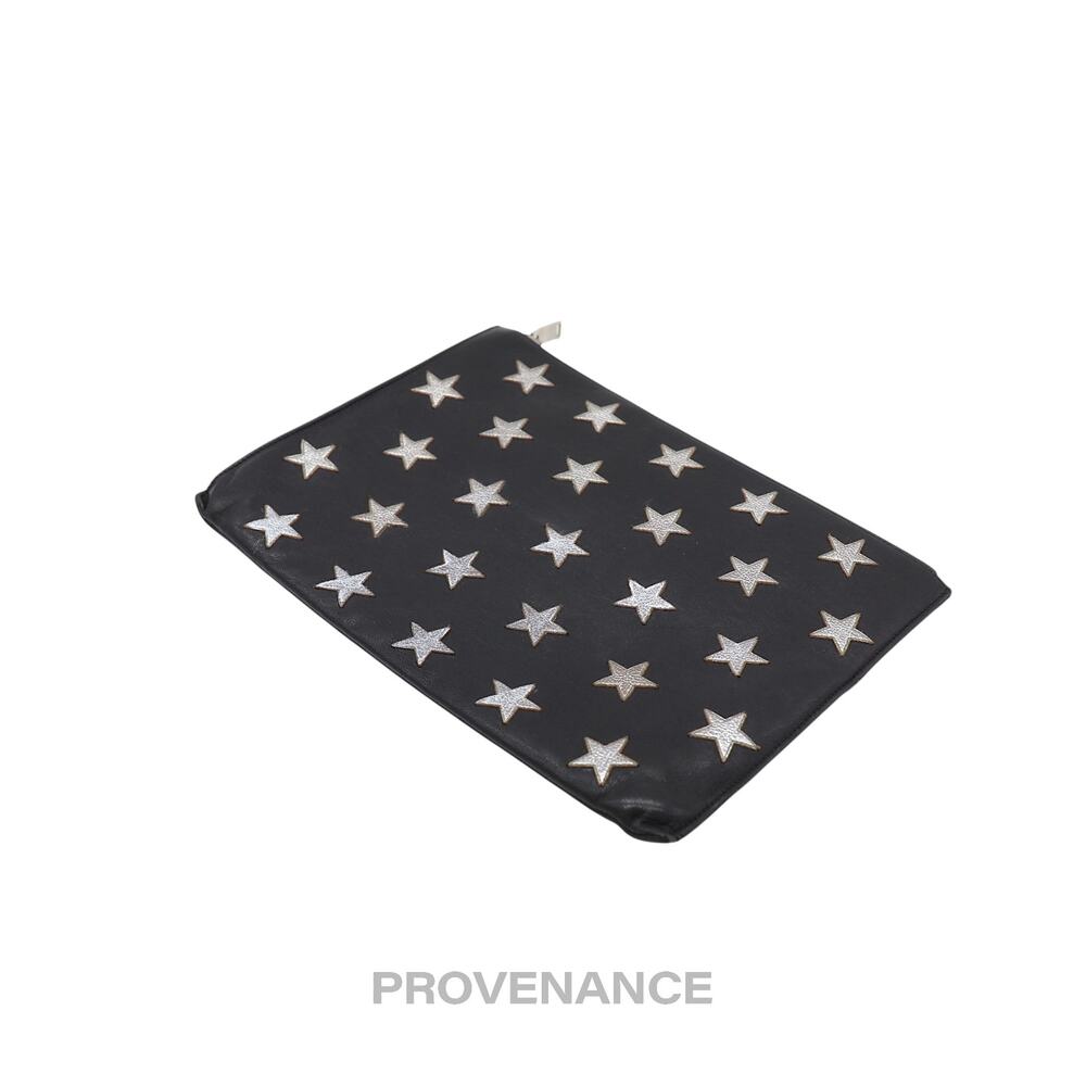 🔴 Saint Laurent Paris SLP Stars Zip Pochette Jour - Black - Picture 3 of 9